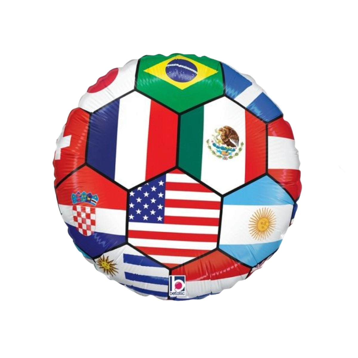 World Cup Balloons -Flags 18''