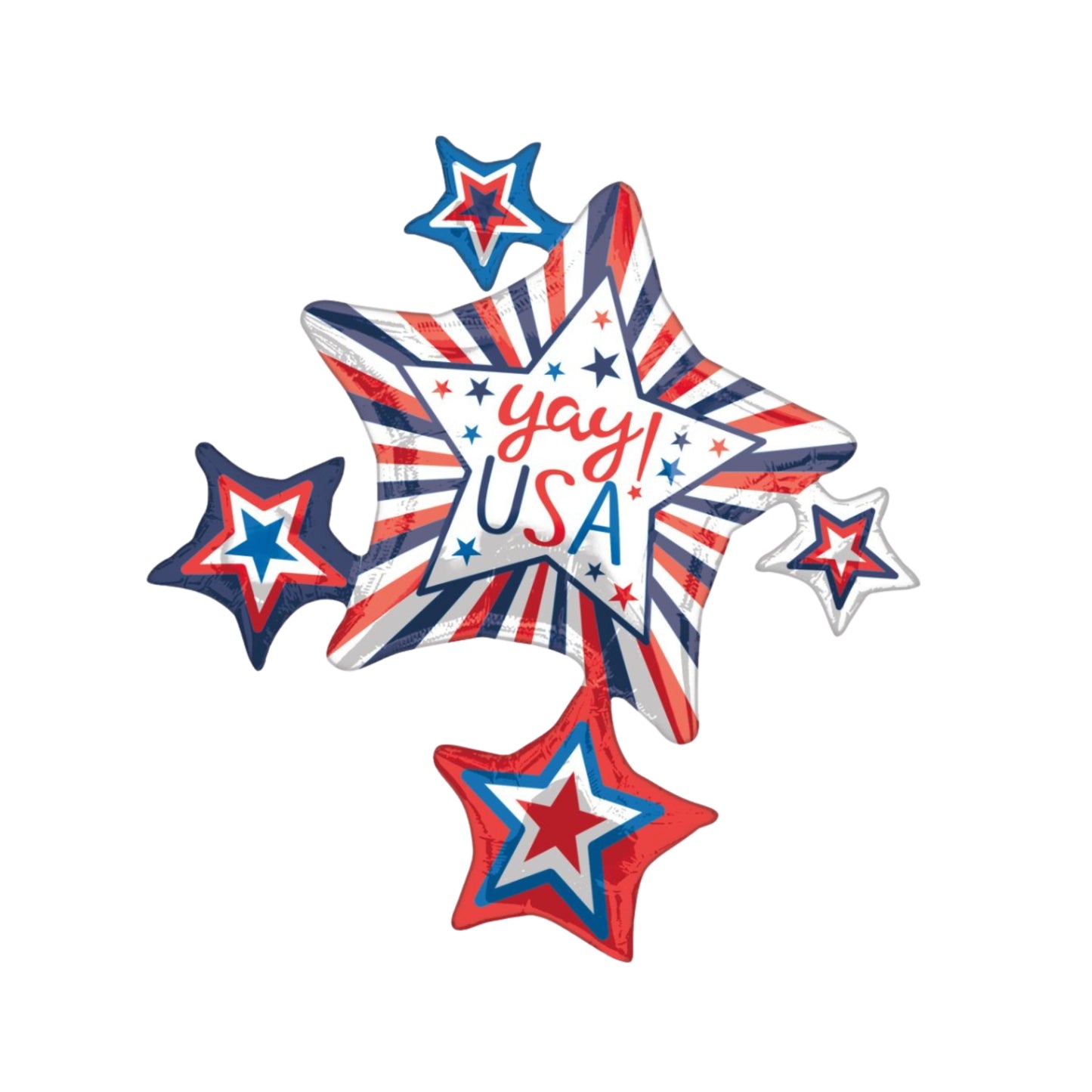 Yay! USA Star Cluster Balloon 35''
