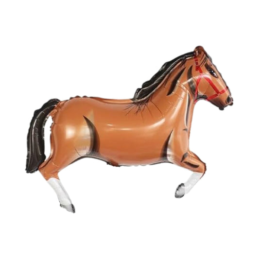 Super Shape Brown Race Horse Balloon 34"