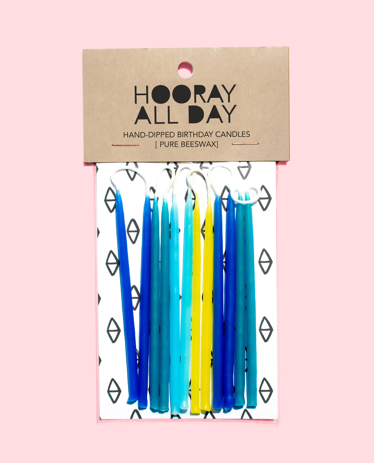 Hand-Dipped Beeswax Birthday Candles: Pastel Pixie