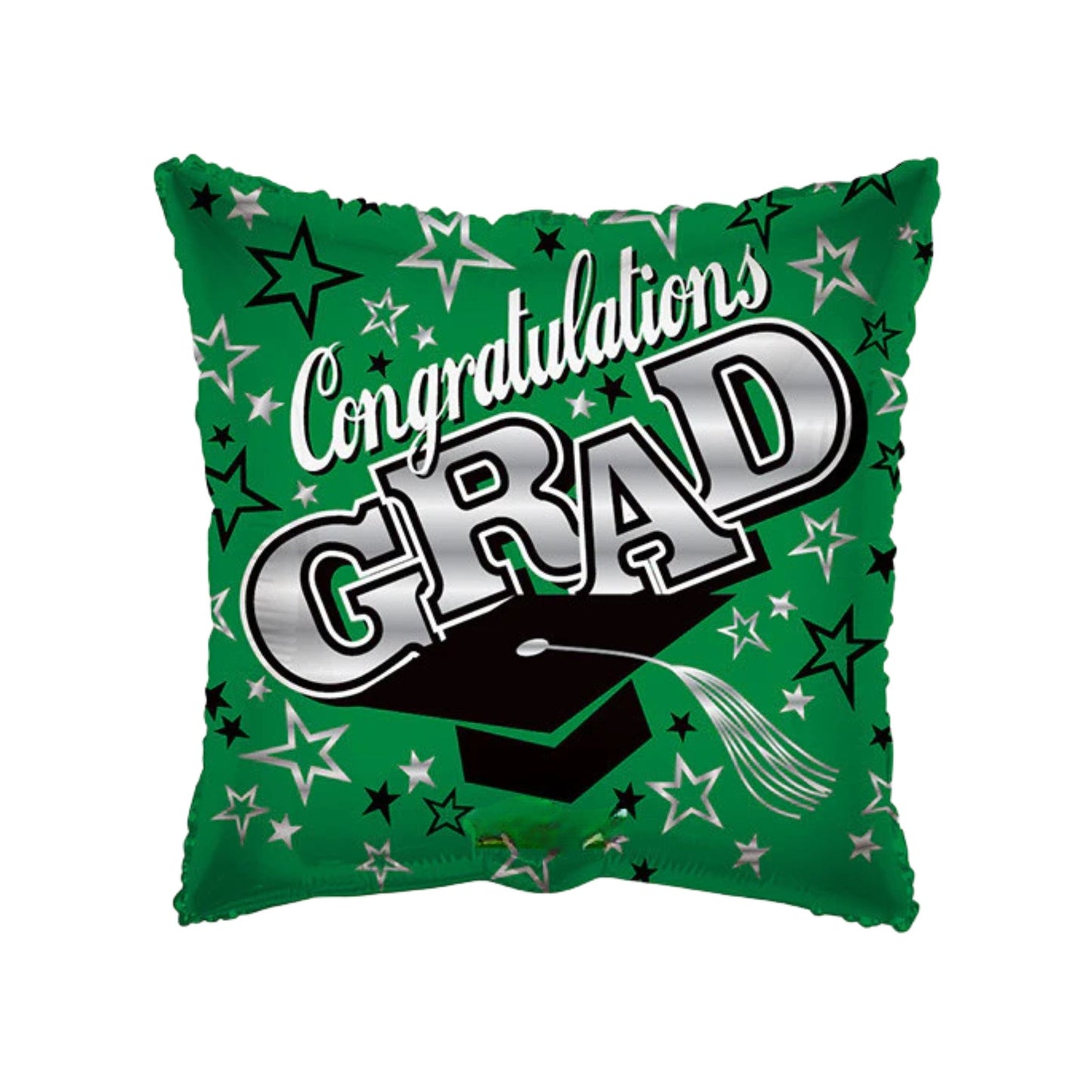 Congratulations Grad Green Foil Balloon 18"