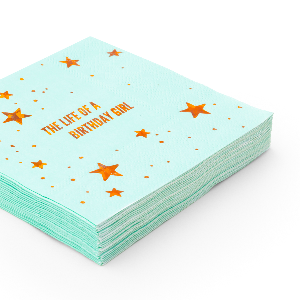 The Life of a Birthday Girl Cocktail Napkins – Set of 20