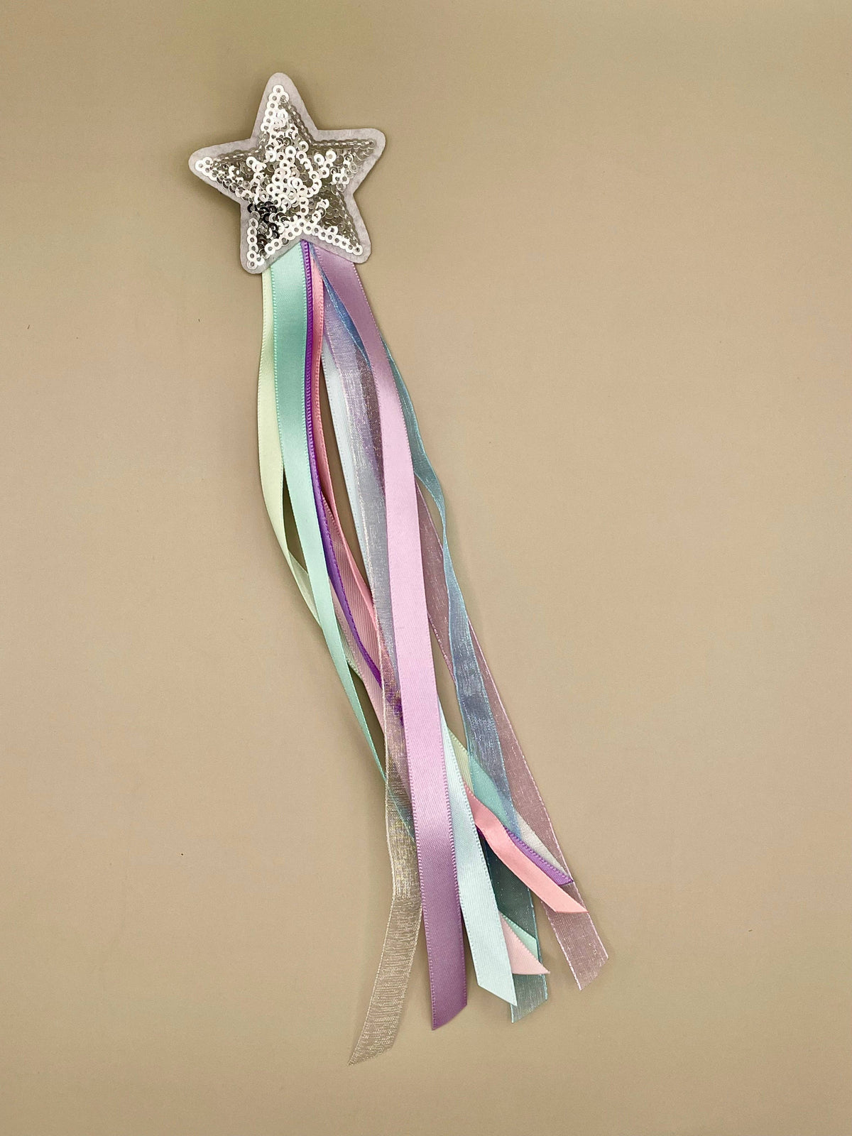 Set of 2 Fairy Princess Strands Hair Clip - Silver & Pastel