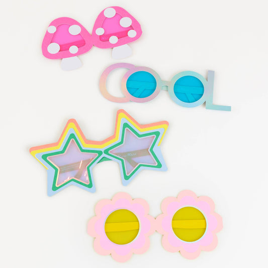 Fun Shaped Party Glasses - Set of 12
