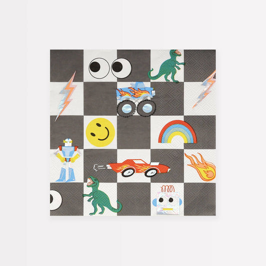 Toybox Icon Large Napkins - Set of 16