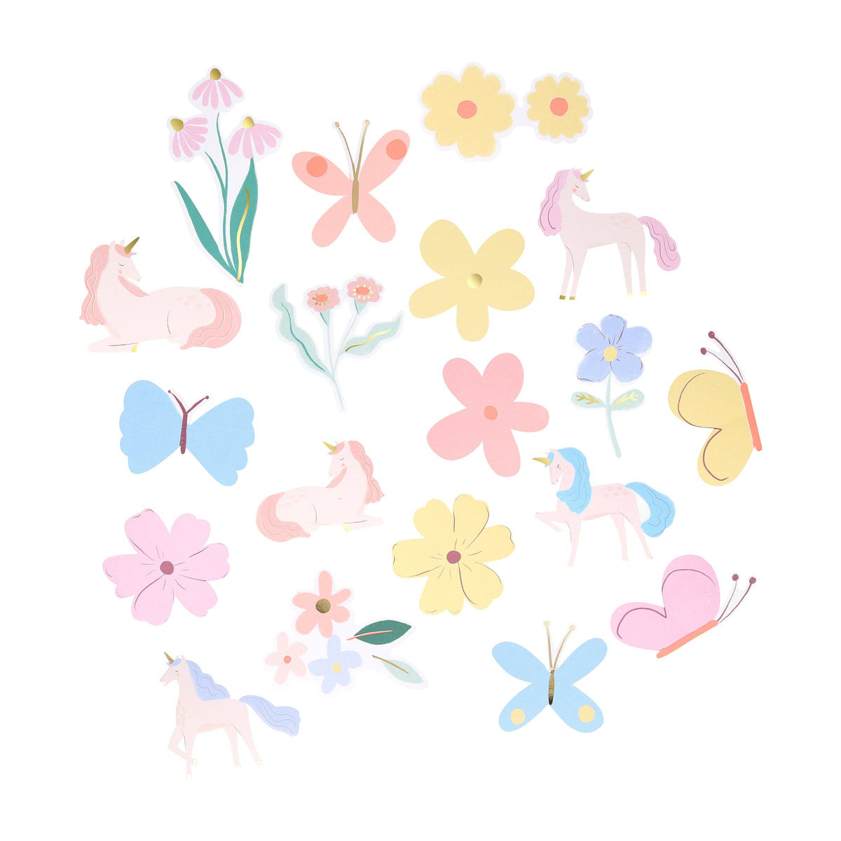 Unicorn Shaped Stickers